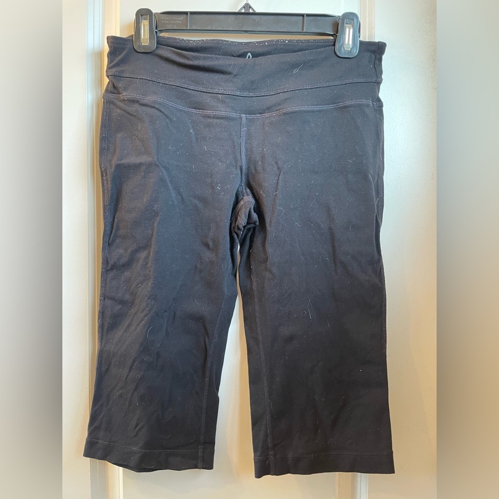 Prana Black Yoga Capri Leggings